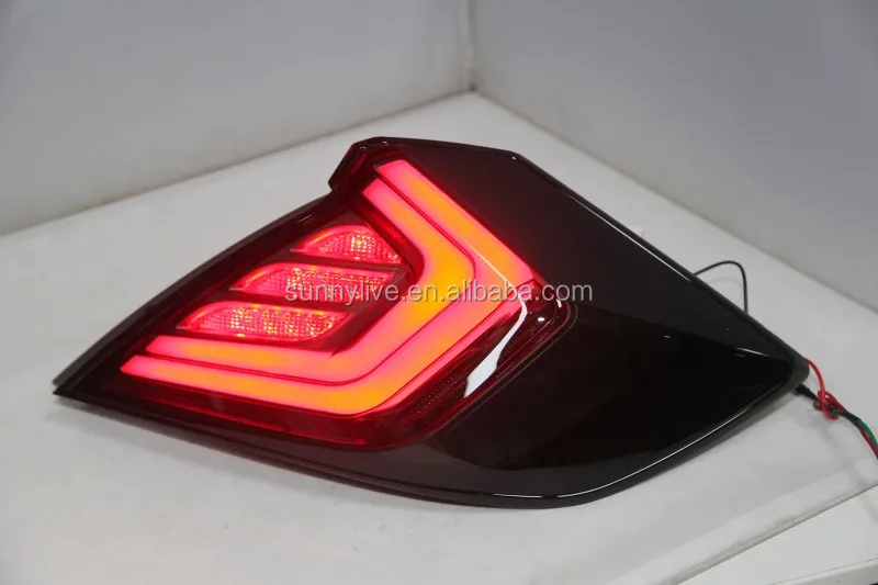 For HONDA Civic 10 gernareation LED Tail Light Year Smoke Black