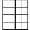 Old steel window profiles SINGLE HUNG