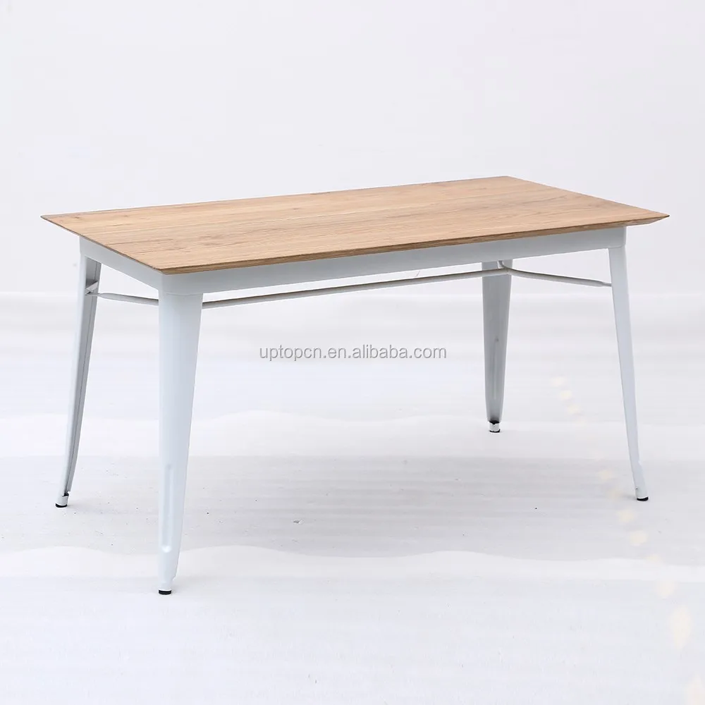 Sp Rt553a Iron Metal Frame Long Narrow Rectangle Wood Kitchen Tables Buy Panjang Meja Dapur