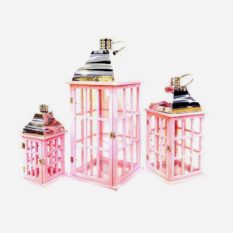 Conjunto De 3 Colores Con Forma De Casa Para La Casa Y El Jardin