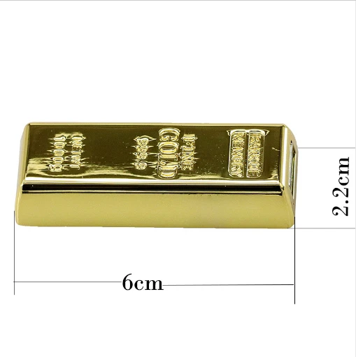 wholesale metal gold bar shaped custom logo 3.