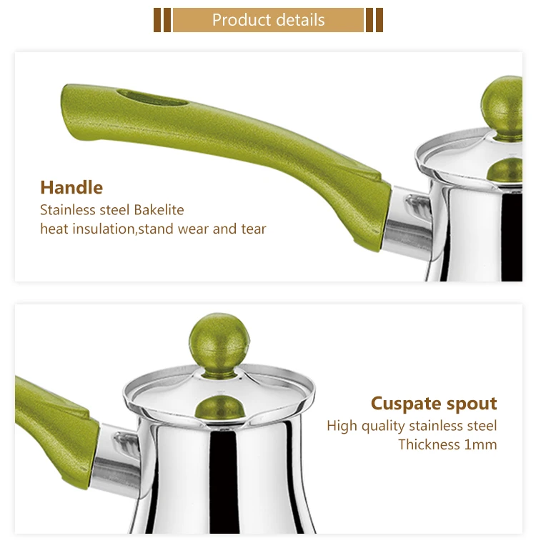 L10298381 Office Coffee Utensils New Stainless Steel Turkish Coffee Pot