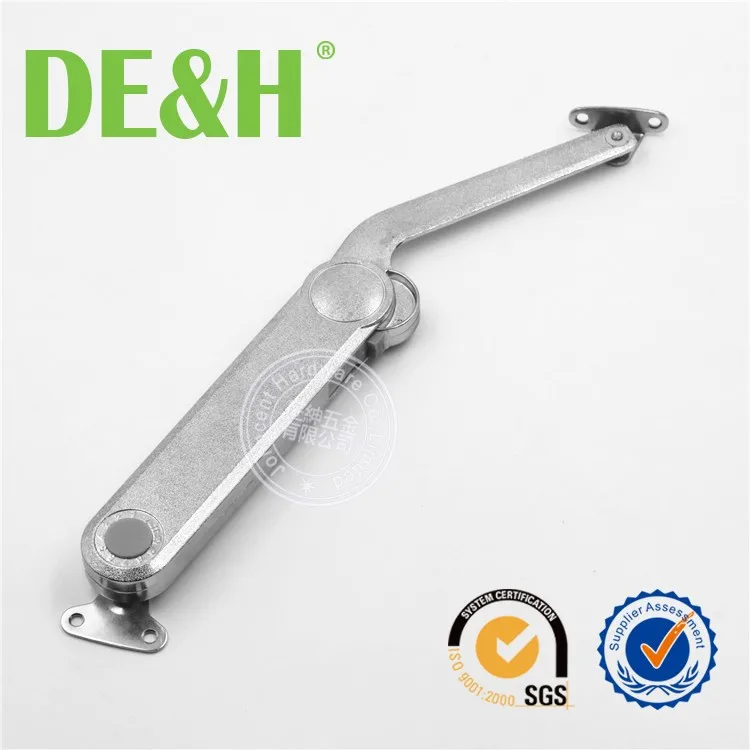 Heavy duty support fittings soft close hydraulic flap stay
