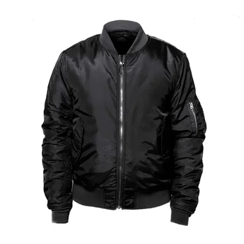 Hot Selling Latest Design Black Nylon Bomber Jacket Men - Buy Nylon ...