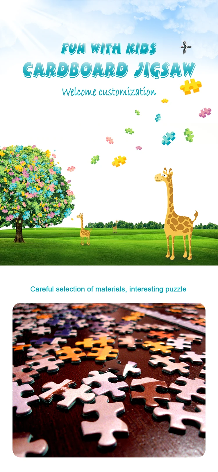 Printable Paper Cardboard For Jigsaw Puzzle/alphabet Puzzle/brain Teaser Puzzle For Kids/adult