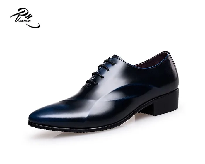 italian brands man burnish leather shoes
