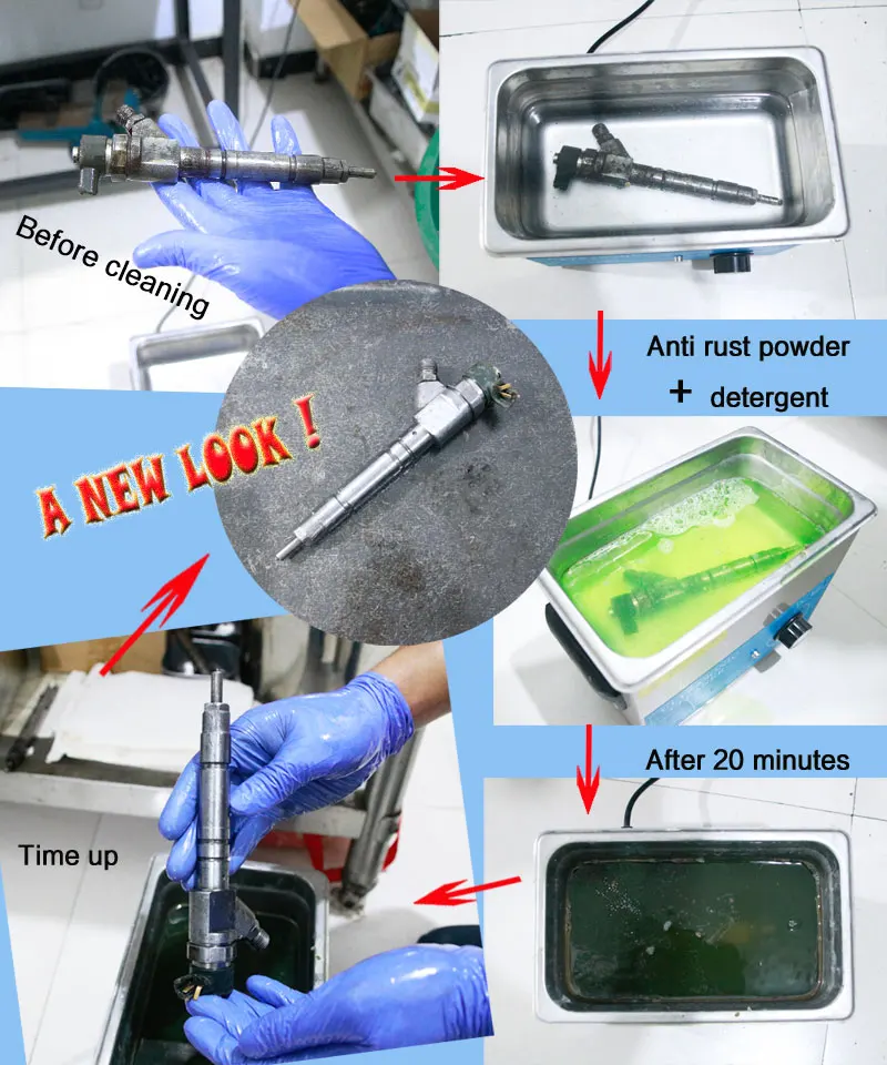 Heated Industrial Ultrasonic Parts Cleaner E1024011 Adjustable 3 Liters