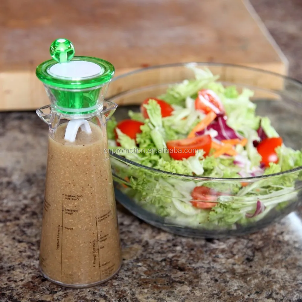 Personalized Plastic Salad Dressing Maker And Mixer Bottle Buy Salad