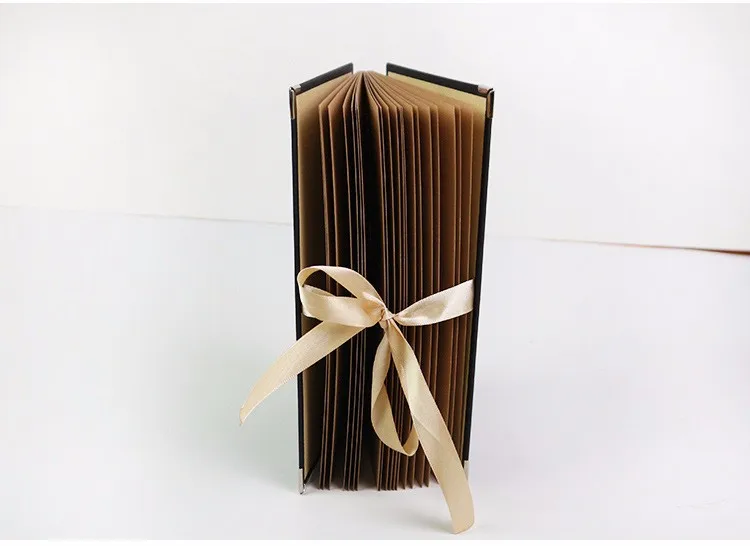 black paper scrapbook album