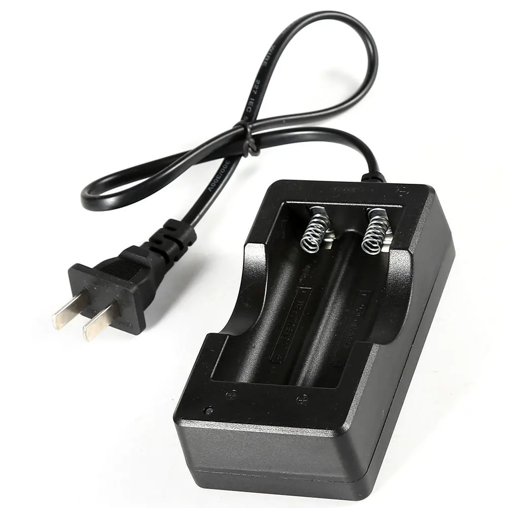 Battery Chargers ac battery chargers Plug AC Wired Dual Charger for 18650 Li-ion Rechargeable Battery Cell battery charger for Dry Cell New