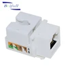 OEM manufacturer offer 90 degree Ethernet Network rj45 utp cat6 keystone jack