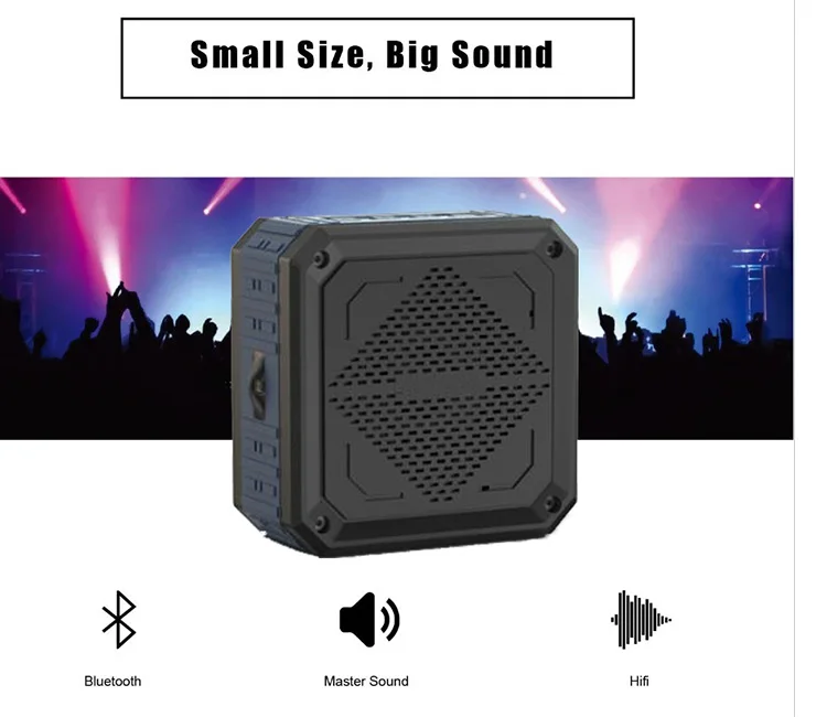 outdoor waterproof 1200mAh wireless mp3 BT solar speaker - ANKUX.COM