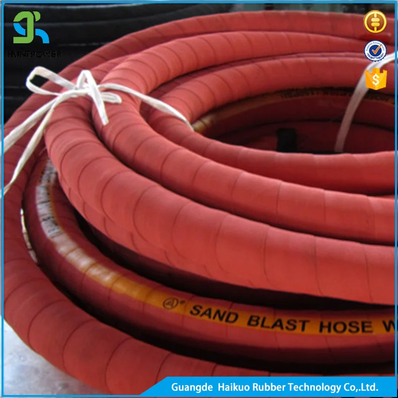 Made In China Alibaba Flexible Abrasive Rubber Sand Blast Hose For