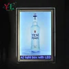 picture frame crystal led light box LED moving message with led text display