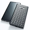 Free Shipping Luxury textured mesh woven leather soft breathable phone case for samsung s10plus s10 s10 lite NOTE9