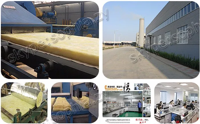 Glass wool production line