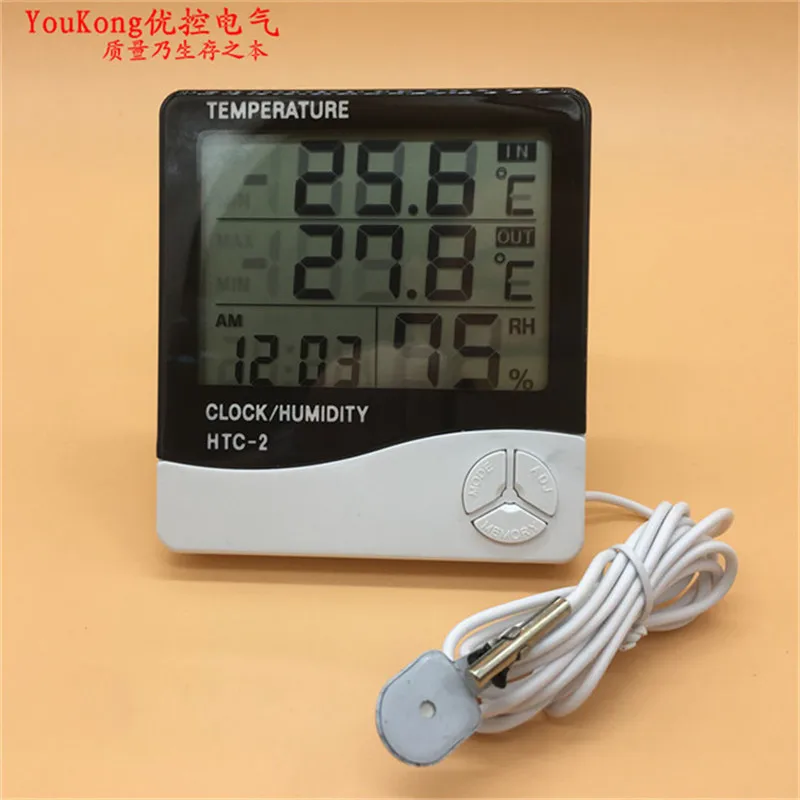 Car Digital Compass With Clock In//Out Thermometer Calendar Function Luminous New