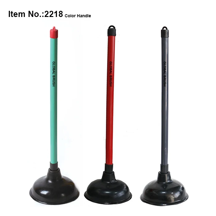 Hq2212 14cm Rubber Toilet Plunger With Pvc Coated Wooden Stick Buy