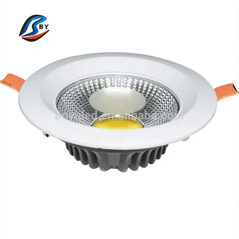 popular led COB down light 5W 7W 10W 12w 15w 18W 20w 30w  recessed dimmable ceiling lighting downlight