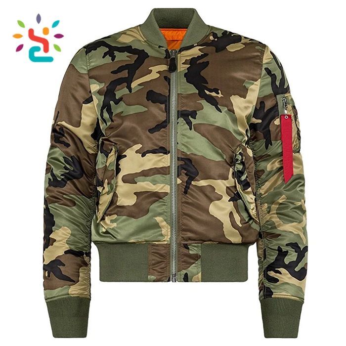 Manufacturer Price Woodland Men Jacket Customized Winter Camo Men