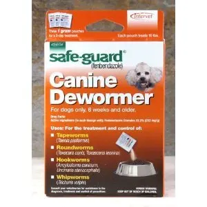 Safe-Guard Canine Dewormer 3 Dose x 1 gram
