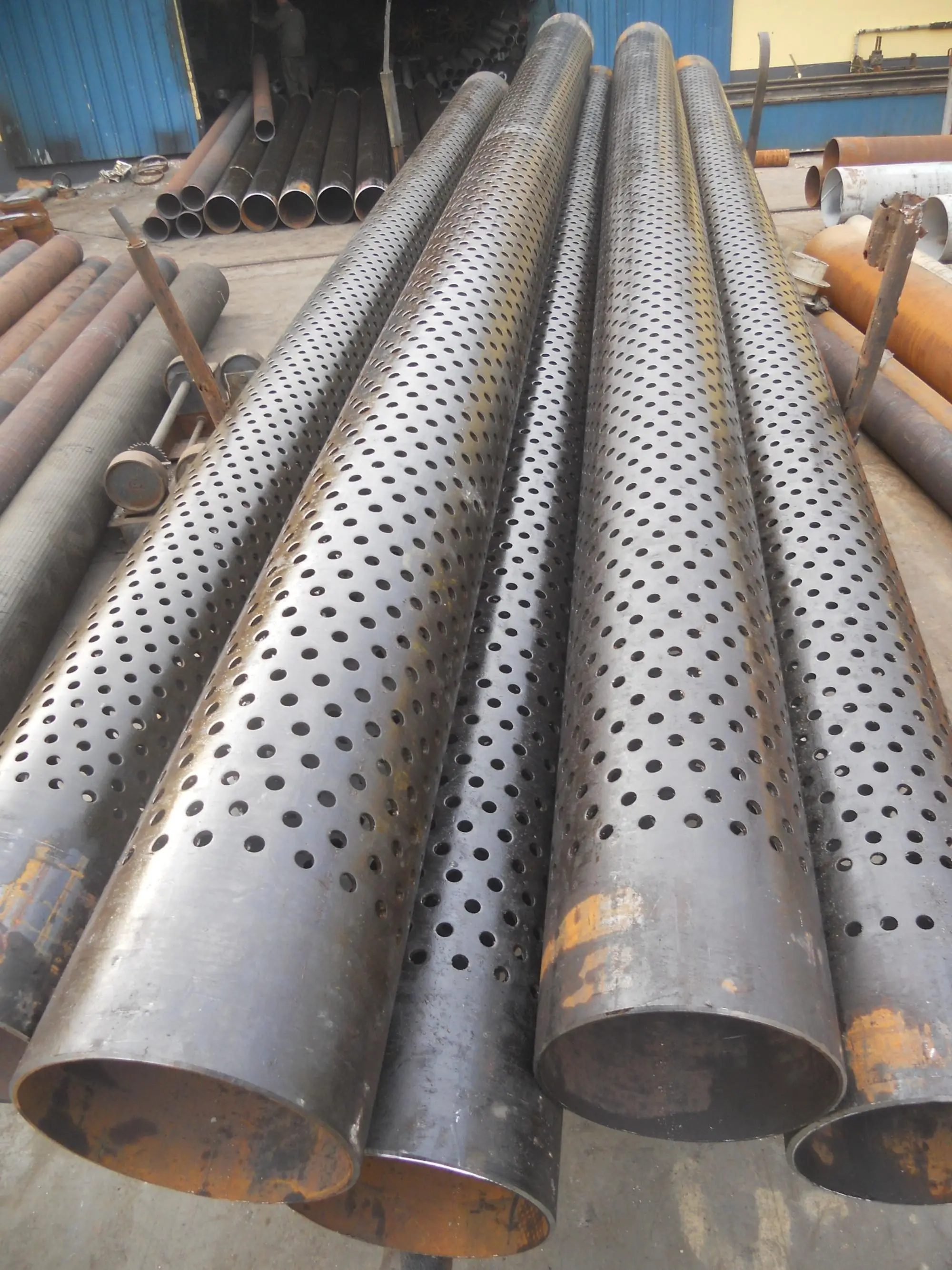 Manufacture Api Oil Slotted Casing Drilling Perforated Pipe - Buy Food ...