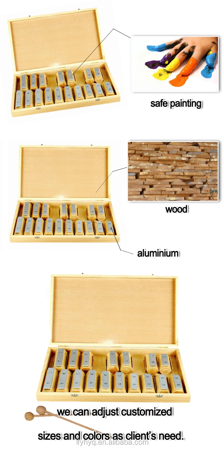 17 Notes Entertainment Musical Instrument Percussion Metal Xylophone