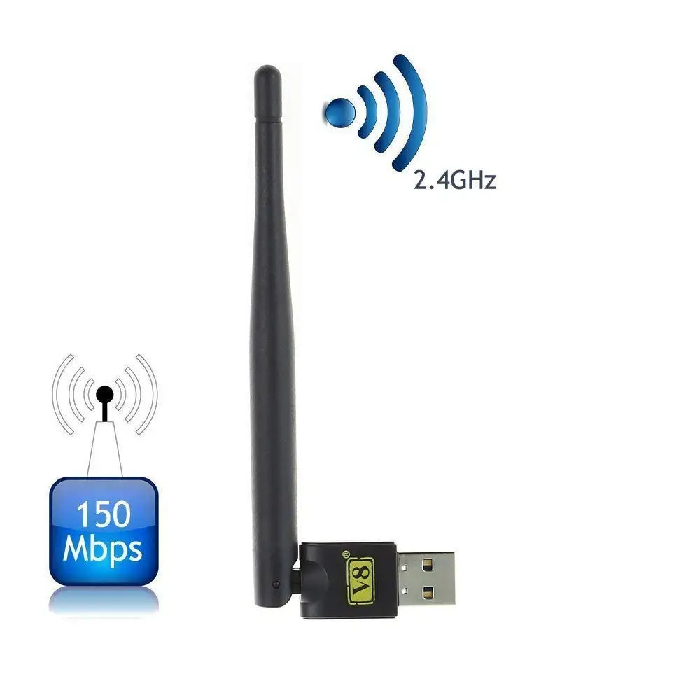 Freesat V8 USB WIFI WLAN Adapter for Decoder Digital Satellite TV Receivers Receptor, Mini WIFI Antenna Dongle,Freesat V7 HD ,V8 Super,V8 Golden Wifi Signal Stabilizer