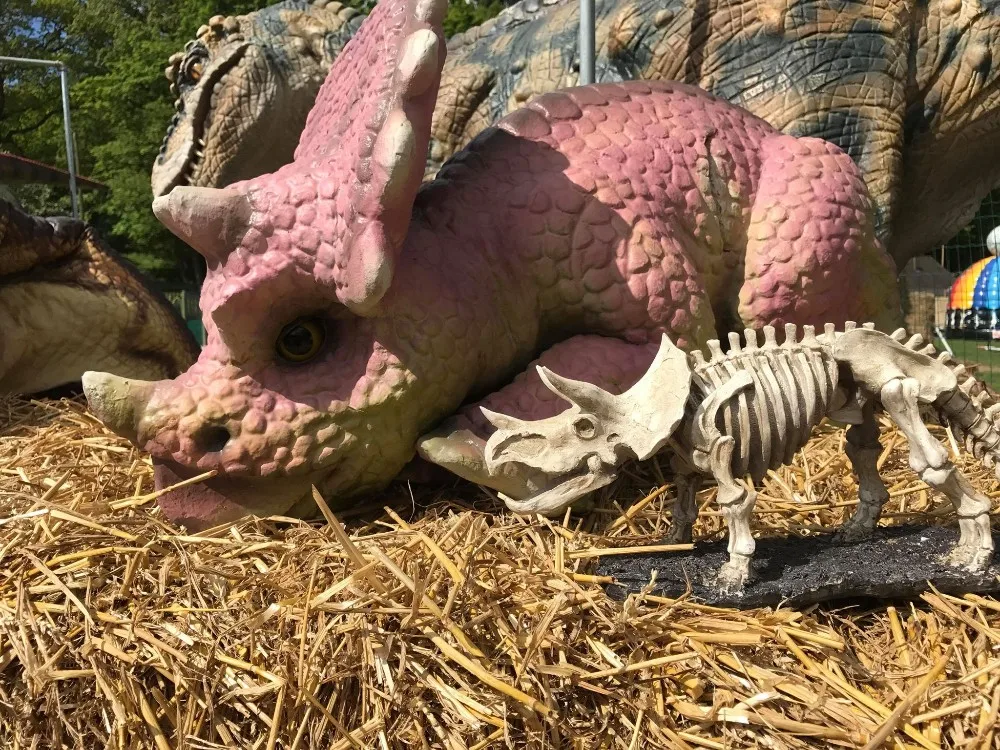 三角木偶可爱恐龙手玩具