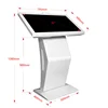 32" K shape IR touch screen information advertising smart digital kiosk floor stand network wifi