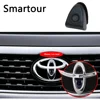 Smartour Car front view sign CCD reversing parking camera For Toyota Prado Highlander Land Camry installed in the car logo