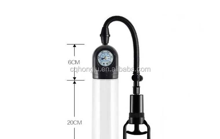 Penis Pump Enlargement Men Sex Toy Gauge Vacuum Penis Enlargement