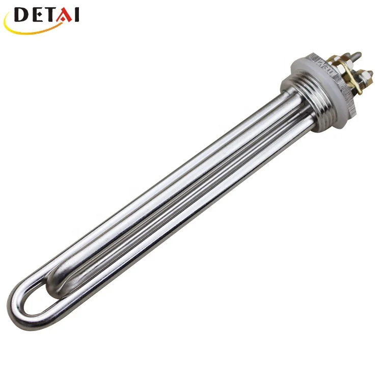 Water Dc Heating Element Immersion Electric Heater 12v 300w & Locknut