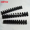 45 degree wiring terminal blocks 12 pole h u type plastic terminal block