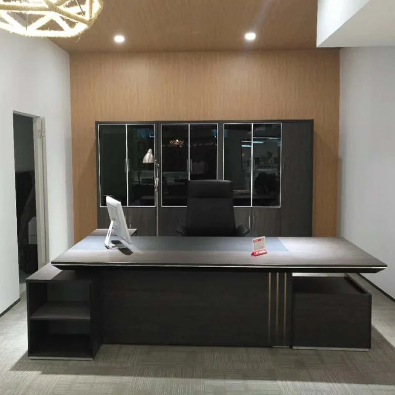 High End Modern Design Office Furniture China Desk For Boss Jna05 Buy Office Furniture China