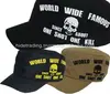 The scull decorative print fashion cap japan style