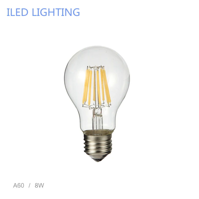 Retro LED Filament Light lamp E27 2W 4W 6W 8W 110V / 220V G45 A60 Clear Glass shell vintage edison led bulb