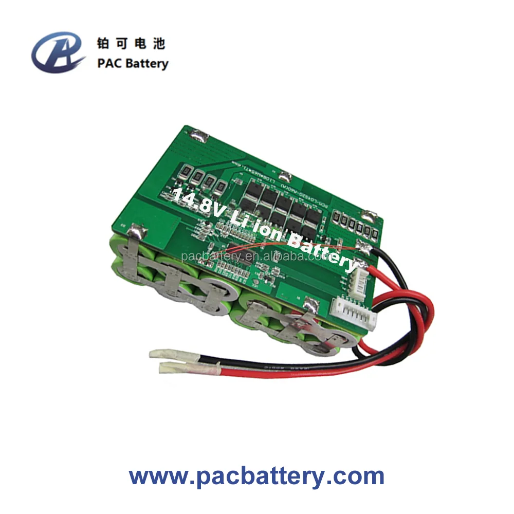 4s3p 14.8v 10.2ah Li-ion 18650 Battery Pack - Buy 14.8v 10.2 Ah Li-ion ...