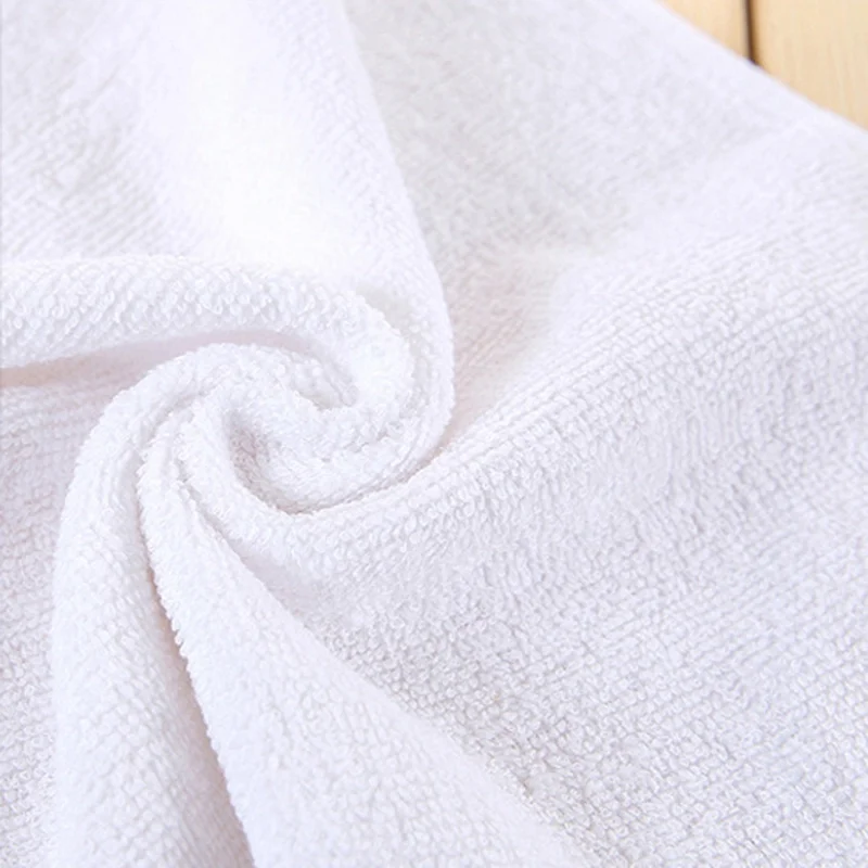Jr478 Factory Wholesale White Wash Cloth 100 Cotton 35*35cm Face Towel