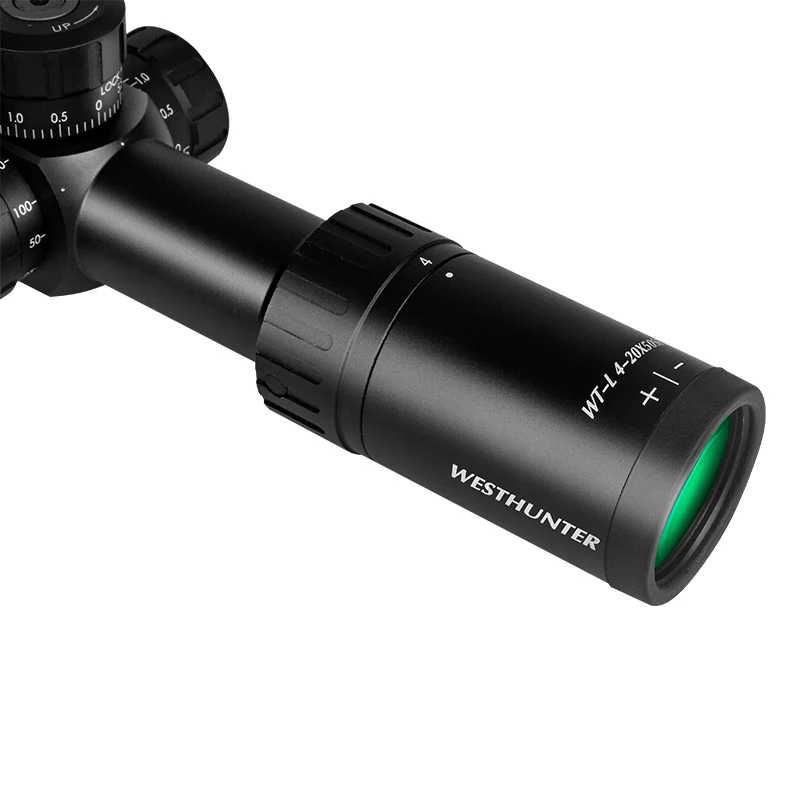 Wholesale Hunting Military Optical Scope WESTHUNTER WT-L 4-20X50SFIR Riflescope Red Illumination Spotting Sight