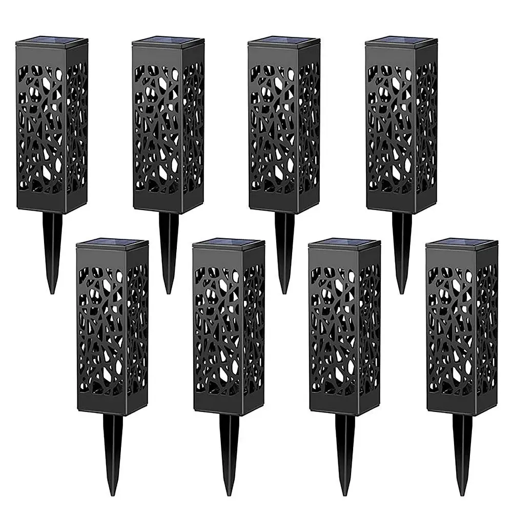 Laideyilan Solar Powered LED Garden Lights LED Solar Lawn Light Waterproof Landscape Garden Mesh Light,8 Pack