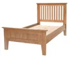 Hot sale pine white single /double /queen/king size bed