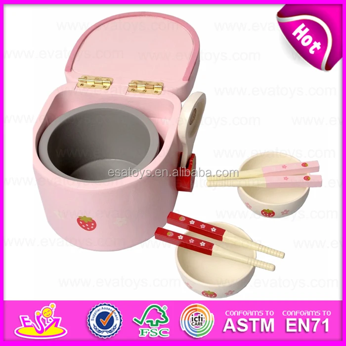 New Arrival Wooden Rice Cooker Mini Furniture Toys,Popular Kitchen Rice