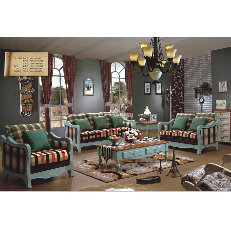Estilo mediterráneo living room furniture, americana rústico ...
