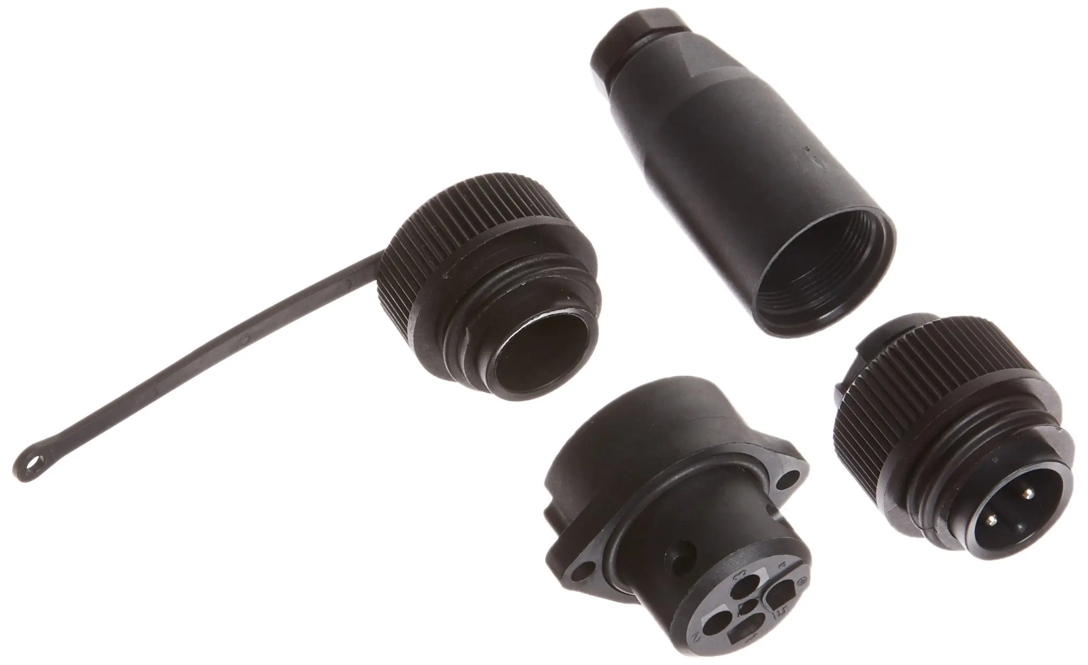 4-Pole Plug. Automotive Socket Boots. Вилка док. Пит. Берег (Wharf three-Pole Plug 32a (Италия)).