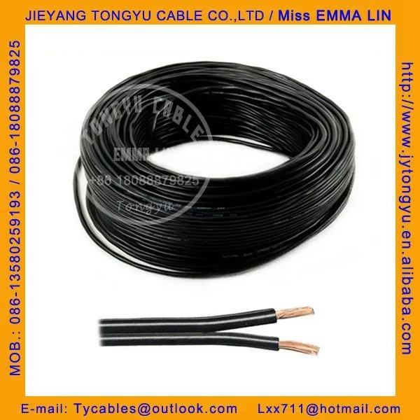 50m 2x0.5mm Black Loud Speaker Cable Wire Hifi Stereo Car Sound Audio Buy Speaker Cable,Cable