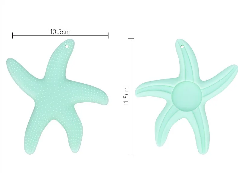 New Fda Approved Toddler Starfish Silicone Teether Ring For Sale - Buy ...