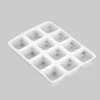 plastic biodegradable PP 12 cavity chess ice cube tray Blister with lid