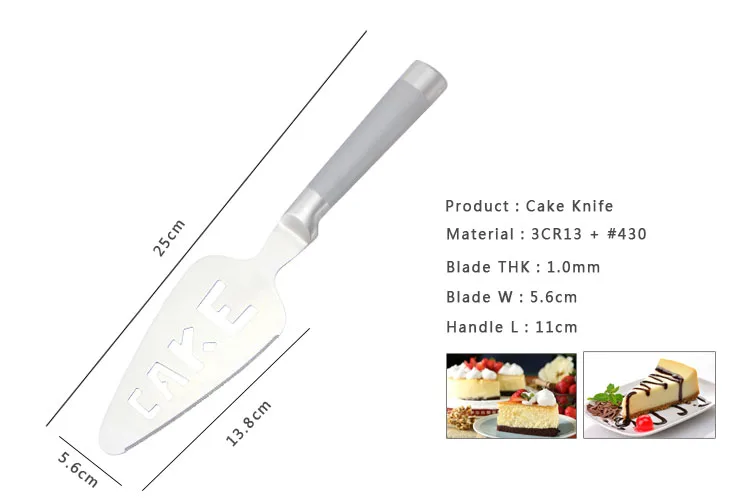 5pcs Strong and Durable Cheese Knife Set with Window Box
