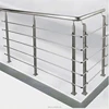 Simple type balcony railing designs stainless steel rod railing